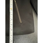 Loft Ann Taylor  Women's Black Zip Up Long Sleeve Blazer Jacket Front Zipper 6 4 Photo 7