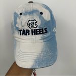 North Carolina Tarheels Custom Bleach Splatter Dad Hat OS Blue Photo 1