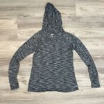 Avia Heather Gray Soft Lightweight Long Sleeve V-Neck Pullover Women's Hoodie S Photo 4