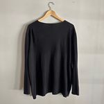 Vintage Kobe Black Floral Embroidered Cardigan Button Front 2X–3X Photo 7