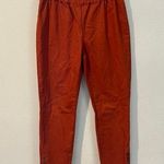 Soft Surroundings Orange Metro Denim Pull On Snap Ankle Jeggings Leggings Size S Photo 0
