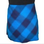 DKNY Blue buffalo Plaid pleated mini skirt by Jeans, juniors 7 academia style Photo 1