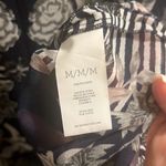 CAbi ✨ Navy Blue Striped Floral Semi Sheer Yacht Sz Medium Navy Tunic Top✨ Photo 7