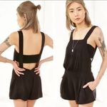 Urban Outfitters Overall Shorts Alice & UO Collab in Black Size 8 Shortalls Photo 1