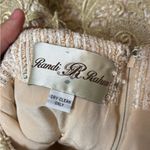 Randi Rahm lined cocktail Elegant Formal Gold Lace Pencil Skirt Sz 6 Photo 1