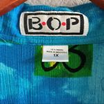 BOP Vintage Art to Wear Tropical Scene Women in Action Art Vibrant Artsy 1X Blue Photo 2