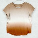 Madewell Women’s Dip-Dye (Re)sourced Cotton Ombre Short Sleeve Swoop Tee Small Photo 1
