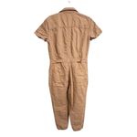 Outerknown  S.E.A. Tan Sand Cotton Linen Jumpsuit Short Sleeve Medium Photo 1