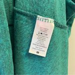 LuLaRoe Dress Heathered Teal High-Low Carly Short Sleeve Dress Sz M EUC Photo 3