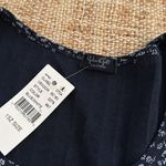 New J Galt Pacsun Floral Blue and White Button Down Cropped Top Size undefined Photo 1