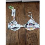 VDM Livinia Bikini Top Floral White Beach Resort Swim Size S NWT Photo 3