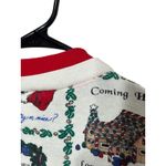 Vintage Nutcracker Christmas All Over Print Long Sleeve Top Holiday White Size L Photo 8