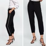 ZARA Rhinestone Jogger Side Stripe Pants 1971/156 Photo 1