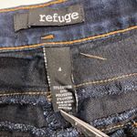 Refuge Women’s Denim Shorts Size 4 Faux front pockets dark wash Photo 7