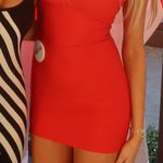 Princess Polly  red bandage mini dress Photo 3