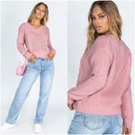 Princess Polly Tracy Sweater Pink Photo 1