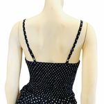 Blue & White Polka Dot Dress Size M Photo 9