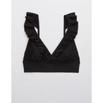 Aerie ✨ Ruffle Longline Triangle Bikini Sz Medium Top✨ Photo 4