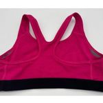 Nike Pro Racerback Sports Bra Bright Pink/Black Dri-Fit Wireless Womens Medium M Photo 1