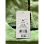 A New Day ‎ Lime Green Keyhole Back Linen Blend Summer Sundress Dress XS NEW NWT Photo 4