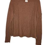Columbia Cable Knit Pocket Cable Knit Angora Sweater Brown Medium Photo 0