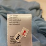 We The Free - Oversized Blue Mini Dress Tunic Top Ruffle Hem- Size L Photo 6