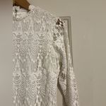 Daughters of Simone X BHLDN $675 Kellen Open Back Mini White Wedding Dress Flaw Size M Photo 4