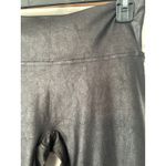 Stella Luce Womens Black Faux Leather High Waisted Leggings Size M Photo 1