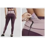 Athleta Allyson Felix Legend Mesh 7/8 Tight Agate Purple Pant Women's X-Small Photo 3