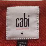 CAbi overlay rust orange knit pencil skirt, size 4 Photo 3