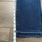 7 For All Mankind Cropped Boot Stretch Blue Jeans Frayed Hem Size 26 Photo 11