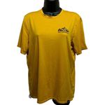 Patagonia Shirt Size Medium Logo Graphic Short Sleeve Athletic Yellow 1973 Photo 0