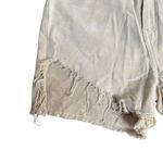 American Eagle  High Rise Mom Denim Shorts‎ Size 000 Distressed Destroyed Cut Off Photo 1