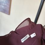 House Of CB NWT  ARIELA MULBERRY RUFFLE MAXI DRESS wine size M Photo 6