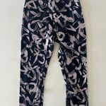 Lululemon Wunder Under Crop High Rise Graffiti Pop Antoinette True Navy Leggings Photo 4