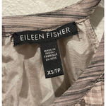 Eileen Fisher Limestone Silk Midi Halter Print Dress Photo 2