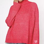 Studio Park x Amy Stran Boxy Turtleneck Sweater in Red QVC 7622 M Size M Photo 0