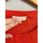 Vince Camuto Orange Ribbed Long Sleeve High Low Hem Casual Top Women's XS Photo 1