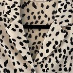 Cupshe Black White Spotted Blazer Long Sleeve Button Up Blouse Women's Size XS Photo 7