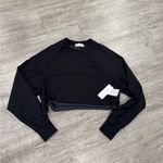 Treasure & Bond  Black Cropped Sweatshirt Photo 2