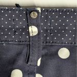 Liu Jo Pants Milano Cropped Polka Dot Whimsy Navy Blue/White Size 29 NWT White Photo 7