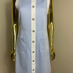 Tommy Hilfiger  Women’s Houndstooth Mini Dress in kentucky blue and white tweed Photo 2