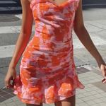 Princess Polly  Orange and Pink Mini Dress Photo 0