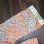 Diane Von Furstenberg Vintage Diane von furstenburg paisley floral orange boho kimono robe fall 70s M Photo 3