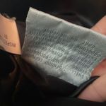 Nine West Vintage 100% leather black button front blazer jacket M Photo 3