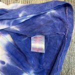 No Boundaries NoBo Plus Size 20 3XL Women's Tie-Dye V-Neck Short Sleeve Top Blue Red Yellow Photo 4