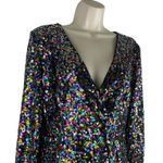 Hutch Demi Confetti Mini Dress in Rainbow Sequins Multi Color Size 2 Photo 5