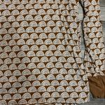 Little Sleepies Rust Rainbows Women’s pajama set, size large Brown Photo 1