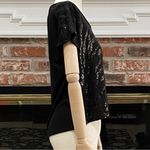 Romeo + Juliet Couture NWT zebra patterned sequin crop top / M Photo 3