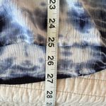 Earthbound Studio West blue tie-dye gauze, rayon, Boho, balloon sleeve smocked blouse Lāā Photo 9